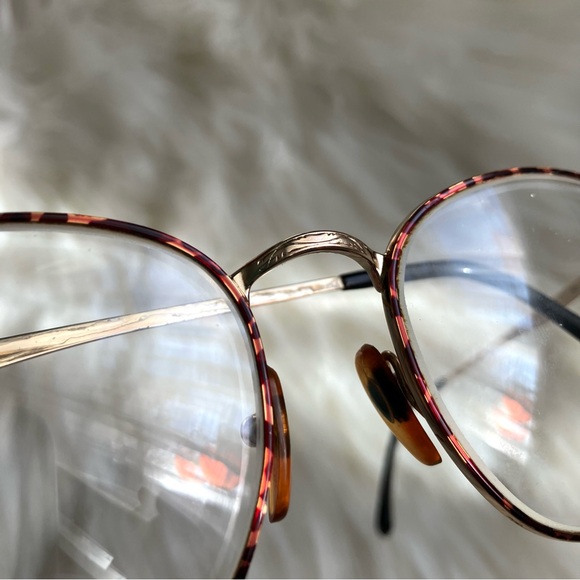 80s Vintage Byblos Glasses Retro Frames Style BY538 Eyeglasses Tortoiseshell - Picture 5 of 10